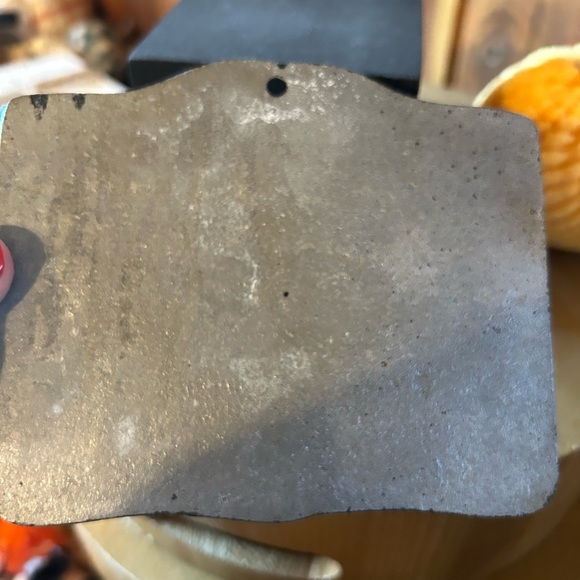 Vintage cast metal trivet, farmhouse, kitsch, Whatever Women do, Thanksgiving - Picture 5 of 5